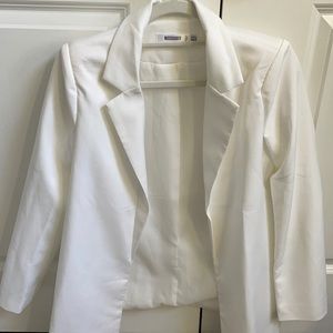 Missguided White Blazer